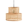 Madam Stoltz Rattan Ceiling Lamp With Fittings Lighting