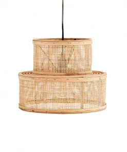 Madam Stoltz Rattan Ceiling Lamp With Fittings Lighting