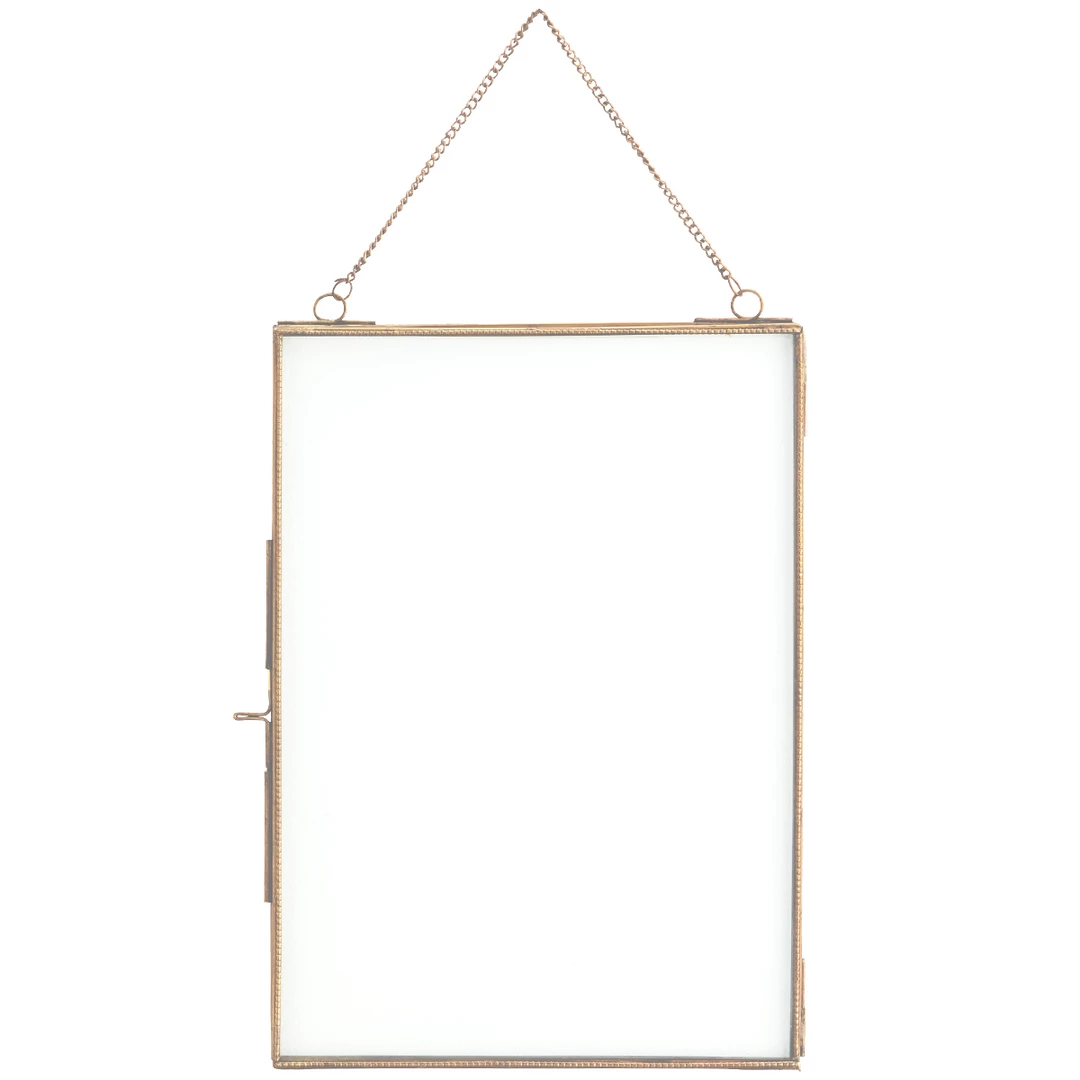 Madam Stoltz Portrait Hanging Brass Photo Frame (Beaded, 2 Sizes) 4 Madam Stoltz Portrait Hanging Brass Photo Frame (Beaded, 2 Sizes)