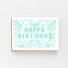 Lomond Paper Co Stationery & Prints Happy Birthday Folk Green Greetings Card