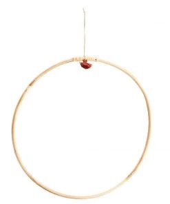 Madam Stoltz Summer Collection Hanging Bamboo Ring - 40cm