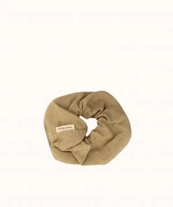 Monk & Anna Linen Scrunchie - Pistachio