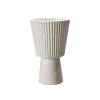 Wikholmform White Ceramic Viveka Pot On Foot