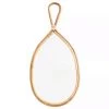 Madam Stoltz Summer Collection Oval Mirror With Bamboo Frame 2 Madam Stoltz Summer Collection Oval Mirror With Bamboo Frame