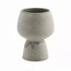 Madam Stoltz Plant Pots Grey Stoneware Plant Pot (2 Sizes Available)