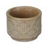 Rosefields Concrete Pot With Floral Detail