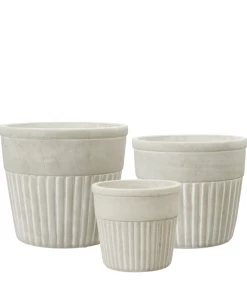 Wikholmform Zemka Stoneware Plant Pot (3 Sizes) Plant Pots