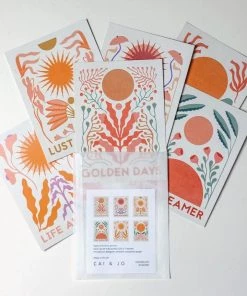 Cai & Jo Summer Collection Day Dreams Mini Print Postcards