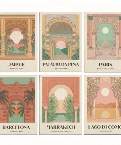 Cai & Jo Summer Collection Destinations Mini Print Postcard Pack