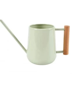 Burgon And Ball Soft Jade Indoor Watering Can With Wooden Handle Plant Accessories & Care