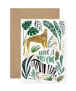 Stationery & Prints Paper Parade Have A Wild One Greetings Card