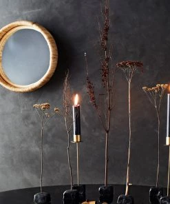 Madam Stoltz Bamboo Frame Mirror