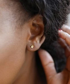 Lisa Angel Tiny Star Gold/Silver Plated Stud Earrings Women's Jewellery