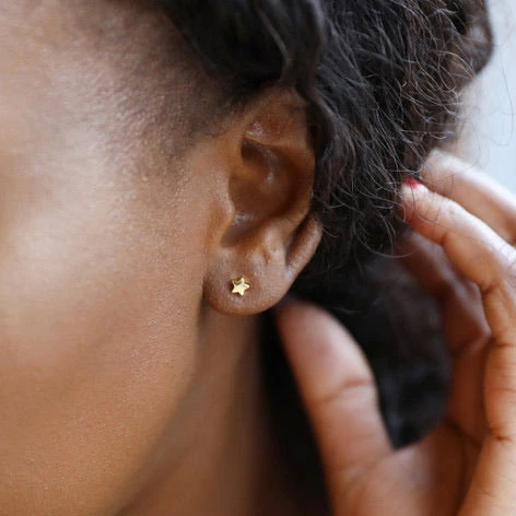 Lisa Angel Tiny Star Gold/Silver Plated Stud Earrings Women's Jewellery 4 Lisa Angel Tiny Star Gold/Silver Plated Stud Earrings Women's Jewellery