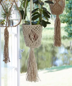 Wikholmform Summer Collection Belle Hanging Macrame Pot