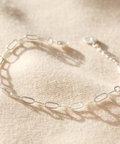 Lisa Angel Rectangle Chain Bracelet (Gold Or Silver)