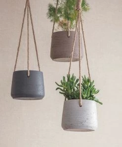 Garden Trading Stratton Cement Hanging Plant Pot Summer Collection 11 Garden Trading Stratton Cement Hanging Plant Pot Summer Collection