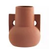 Madam Stoltz Brick Terracotta Stoneware Vase