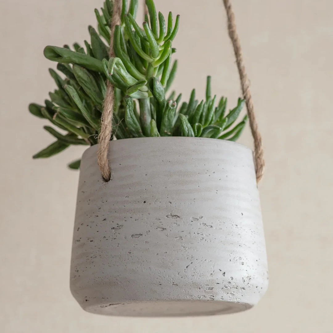Garden Trading Stratton Cement Hanging Plant Pot Summer Collection 5 Garden Trading Stratton Cement Hanging Plant Pot Summer Collection