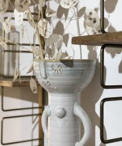 Madam Stoltz Tall Ceramic Woman Vase Homeware