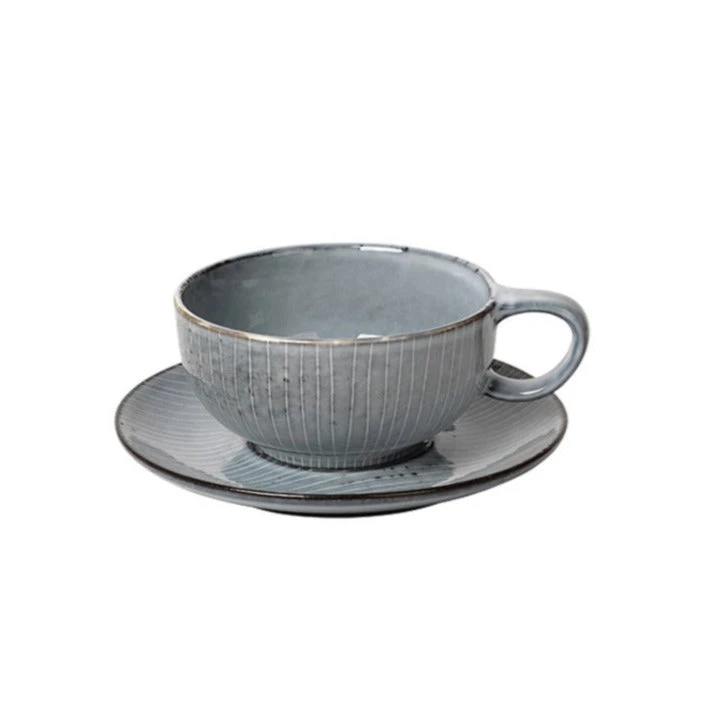 Broste Kitchen & Food Gifts Cup With Saucer ‘Nordic Sea’ 3 Broste Kitchen & Food Gifts Cup With Saucer ‘Nordic Sea’