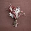 From Victoria Shop Mixed Dried Flower Mini Posy - Pink & White Dried Flowers