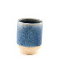 Rosefields Blue Glazed Ceramic Plant Pot