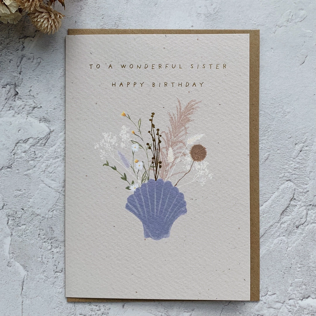 Meraki Greeting Cards Stationery & Prints ‘Wonderful Sister' Birthday Greeting Card 3 Meraki Greeting Cards Stationery & Prints ‘Wonderful Sister' Birthday Greeting Card