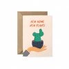 Graphic Factory New Home New Plants Greetings Card