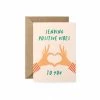 Graphic Factory Sending Positive Vibes To You Greetings Card