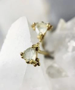 Madma Stoltz Floral Prenite Stud Earrings