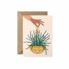 Graphic Factory Plant Lady Greetings Card Stationery & Prints
