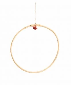 Madam Stoltz Hanging Bamboo Ring - 30cm