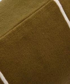 House Doctor Indi Olive Green Cushion Cover Homeware 7 House Doctor Indi Olive Green Cushion Cover Homeware