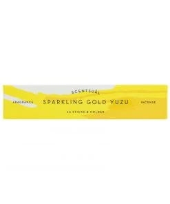 Holistic Trader Scentsual Sparkling Gold Yuzu Incense Sticks