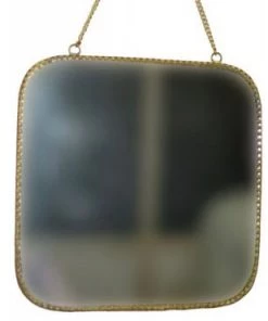 De Weldaad Homeware Square Hanging Mirror - (Two Sizes Available)