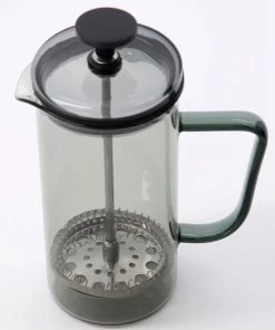 House Doctor Small Grey Glass French Press Homeware