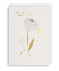 Meraki Greeting Cards Stationery & Prints 'Here For You' Sympathy Greeting Card