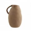 Madam Stoltz Stoneware Vase With Handle Homeware