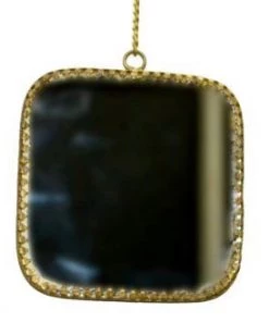 De Weldaad Homeware Square Hanging Mirror - (Two Sizes Available)