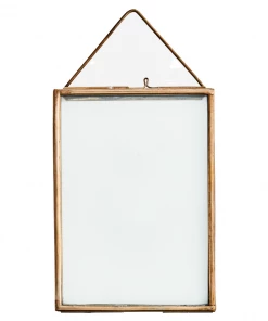 Madam Stoltz Homeware Antique Brass Hanging Photo Frame