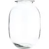 Madam Stoltz Clear Glass Vase Homeware