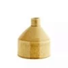 Madam Stoltz Homeware Light Mustard Stoneware Vase