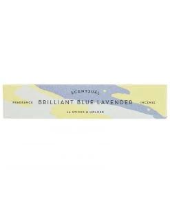 Holistic Trader Scentsual Brilliant Blue Lavender Incense Sticks Candles & Room Scents