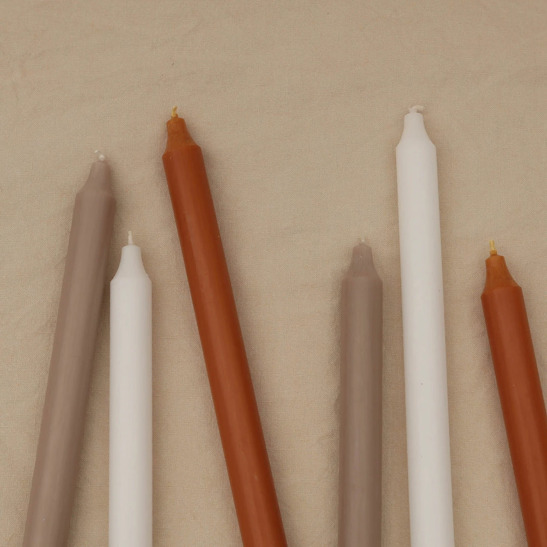 Broste Candles & Room Scents Rustic Dinner Candles (2 Sizes Available) 4 Broste Candles & Room Scents Rustic Dinner Candles (2 Sizes Available)