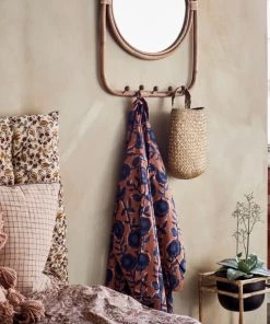 Madam Stoltz Rectangular Baskets W/Handle (3 Sizes Available) Summer Collection