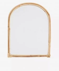 Madam Stoltz Homeware Bamboo Arch Mirror
