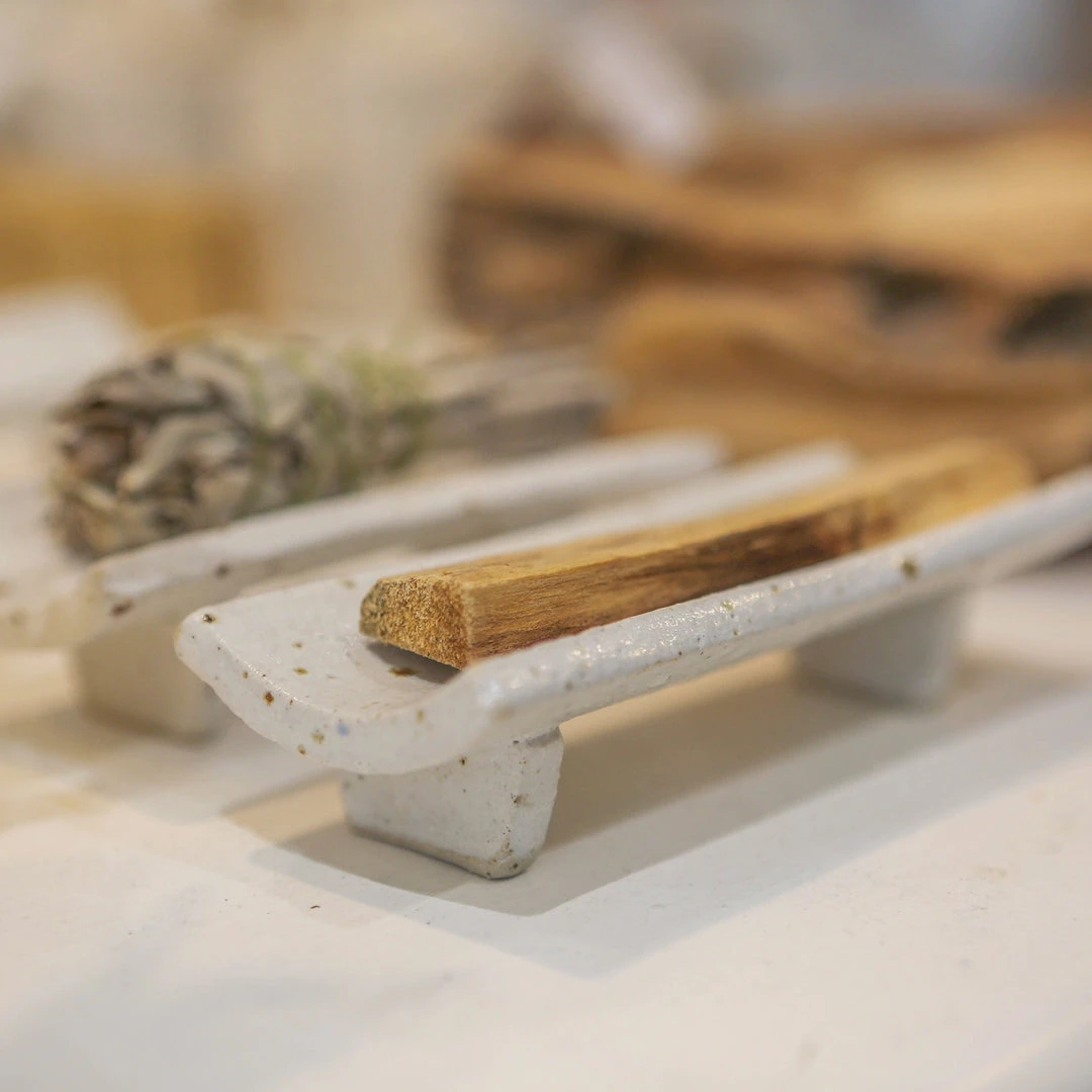 Kate Brigden Made Candles & Room Scents Handmade Ceramic Palo Santo Holder 3 Kate Brigden Made Candles & Room Scents Handmade Ceramic Palo Santo Holder