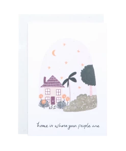 The Hidden Pearl Home Is Where Your People Are - Greeting Card Stationery & Prints