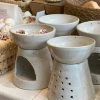 Kate Brigden Ceramics Handmade Ceramic Oil Burner With Speckled Glaze